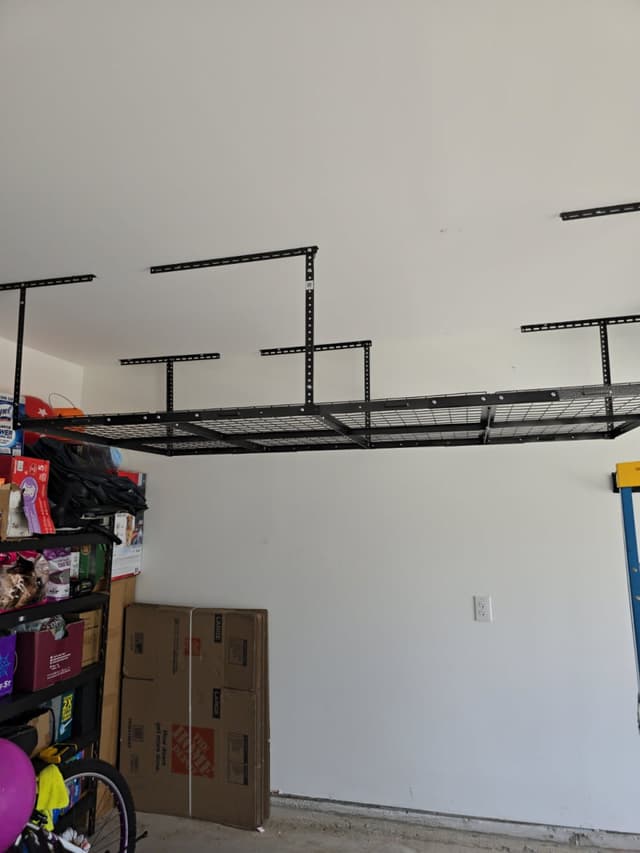 Ceiling Mounted Garage Storage Rack