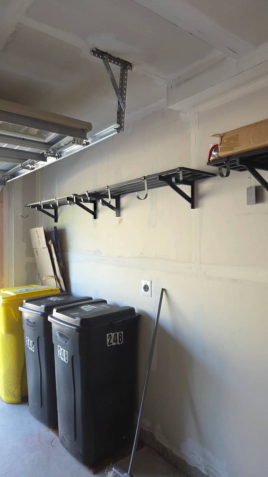 Garage Storage Rack Installation